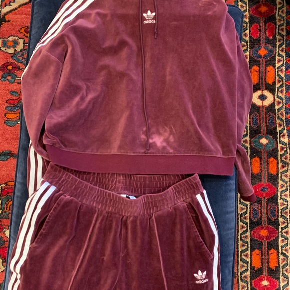 adidas velvet jumpsuit